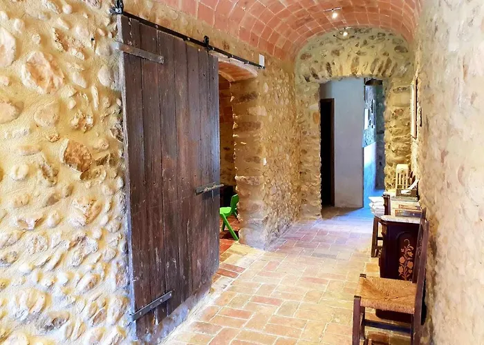 Masia Grupos Con Piscina Privada-28 Pax Hytte