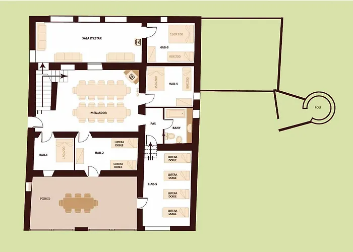 Masia Grupos Con Piscina Privada-28 Pax Girona